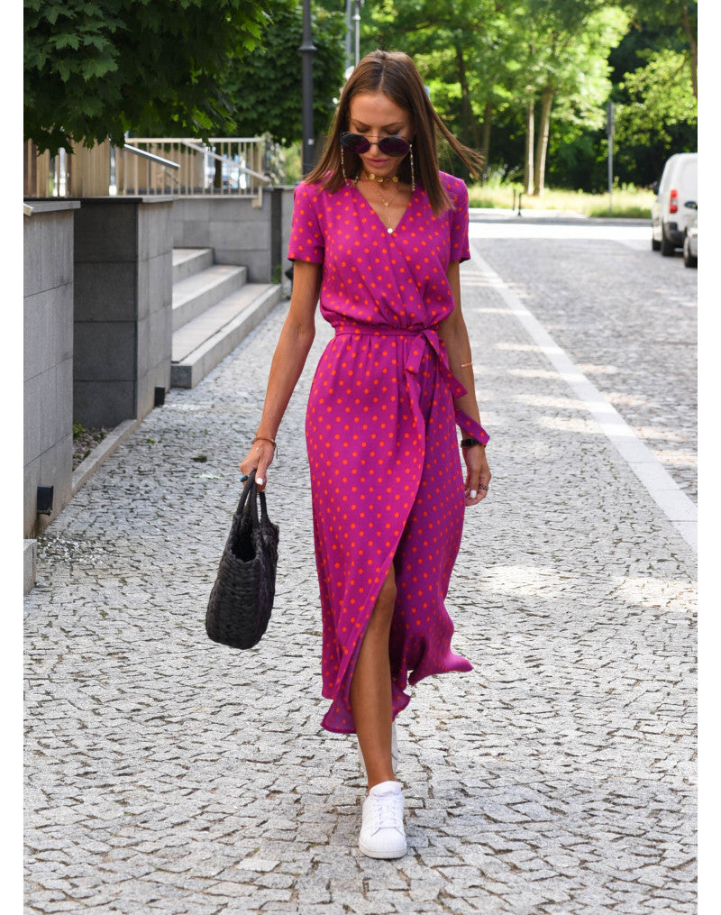 Robe de Plage Imprimée Tendance – Élégance et Confort pour l'Été