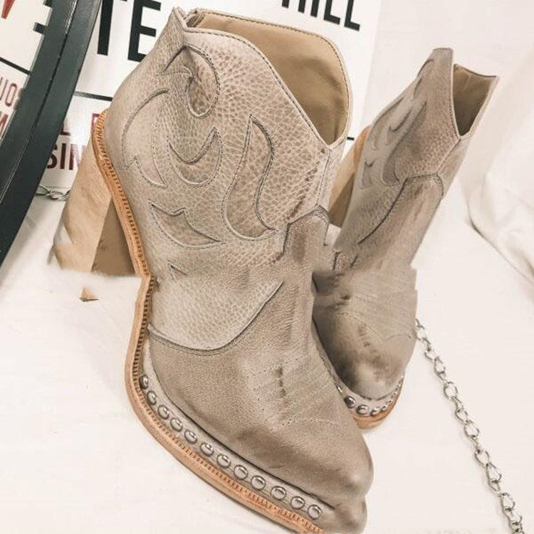 Bottes Automne-Hiver 21 Ans – Style Européen et Américain