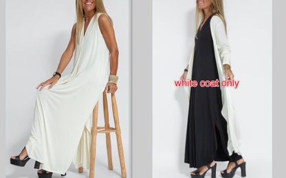 Ensemble Chic Femme – Robe & Long Gilet