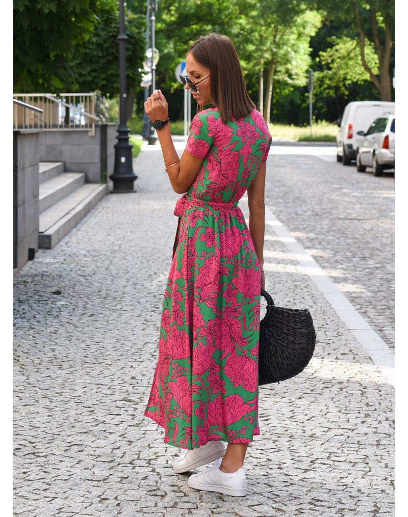 Robe de Plage Imprimée Tendance – Élégance et Confort pour l'Été