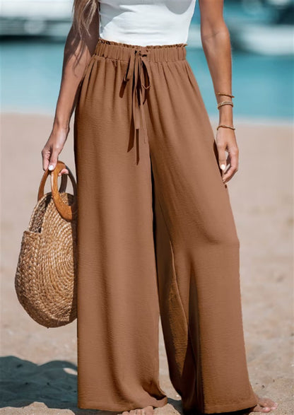Pantalon Fluide Femme – Coupe Large et Style Relax pour un Confort Absolu