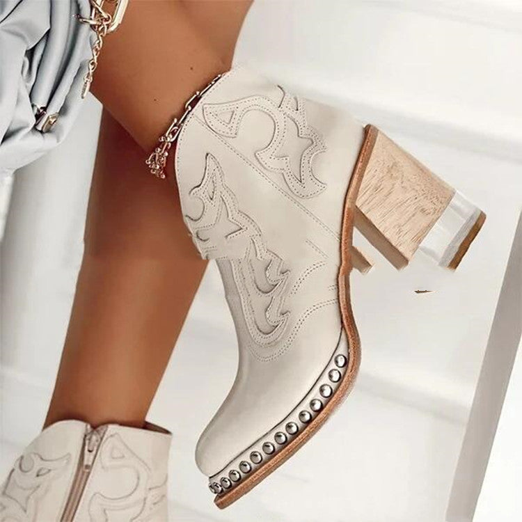 Bottes Automne-Hiver 21 Ans – Style Européen et Américain