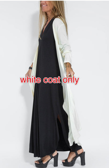Ensemble Chic Femme – Robe & Long Gilet